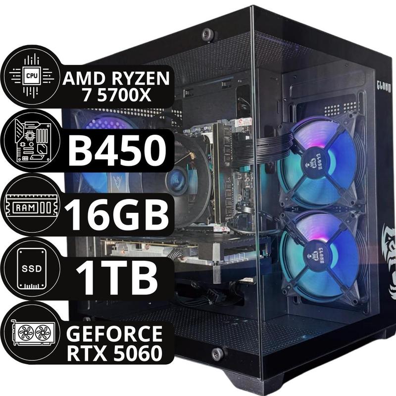 Pc Gamer Ryzen 7 5700x em Promoção no Magazine Luiza
